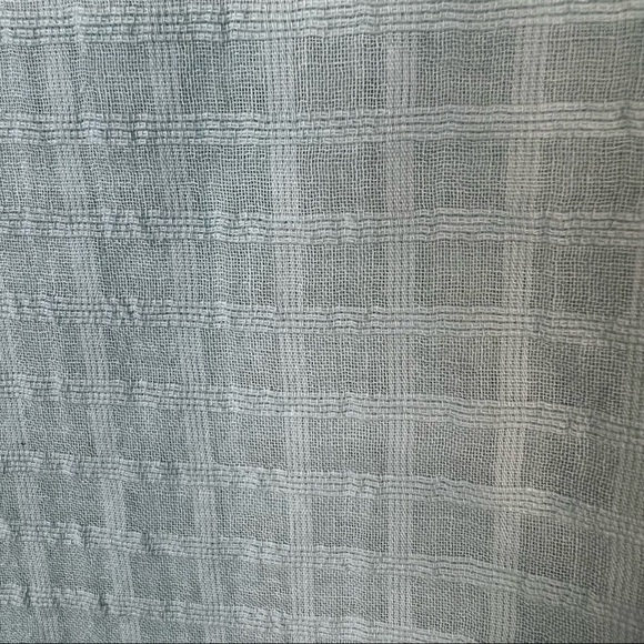 Vince Camuto Teal Flutter Sleeve Boho Top - Picture 5 of 9